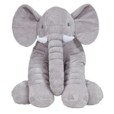 Imagem de Almofada Elefante Gigante - Cinza