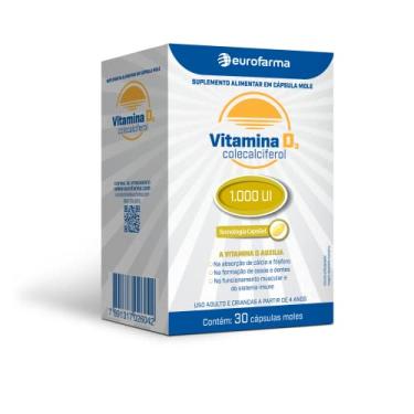 Imagem de VITAMINA D 1.000 UI 30 CAP