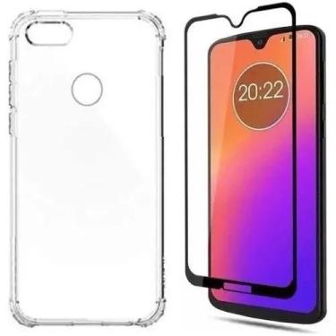 Imagem de Capa Capinha Case Motorola Moto E6 Play + Pelicula 5D - Universo