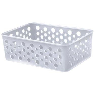 Imagem de Cesto Organizador Rattan Multiuso Armário Gaveta Lavanderia P (19x13) 