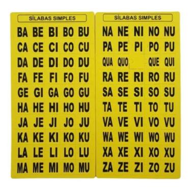 Imagem de Material De Alfabetização - Sílabas Simples Em Eva 100 Peças - CRIATIV