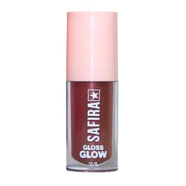 Imagem de Gloss Labial Glow Nº 04 5ml Safira Cosméticos - SAFIRA COSMÈTICOS, Nº 