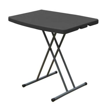 Imagem de Mesa dobrável com ajuste de altura Robust 80cm NTK Preto 291101 Nautik