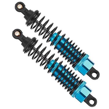 Imagem de Amortecedor de Choque para Carro RC, 2 Peças de Reposição de Metal para Carro RC, Peças de Reposição Azuis para Carro RC 1:10, Adequado para JLB HSP EM DHK e HPI (100MM)