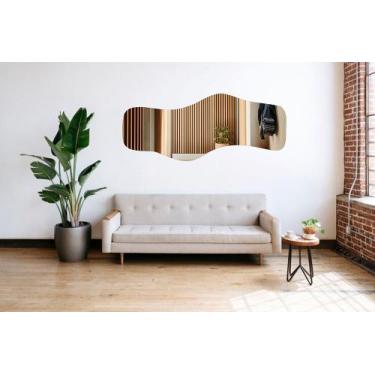 Imagem de Espelho Orgânico Luxo Grande 170 X 70 Corpo Inteiro Moderno Orgânico L