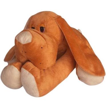 Imagem de Cachorro de Pelúcia Caramelo 45 cm Fazenda Antialérgico - Mirante Bras