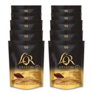 Imagem de Café Gourmet Solúvel Lor Classique Kit 10 Sachês 40g - L'OR