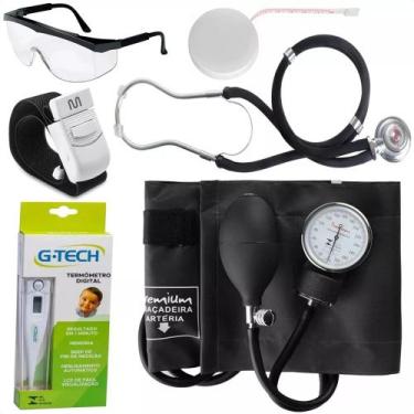 Imagem de Kit Acadêmico Completo Com Aparelho De Pressão E Esteto Cores - Premiu