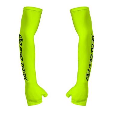 Imagem de Manguito Proteção Solar Manga Longa Mangote Braço Adulto Com Polegar P