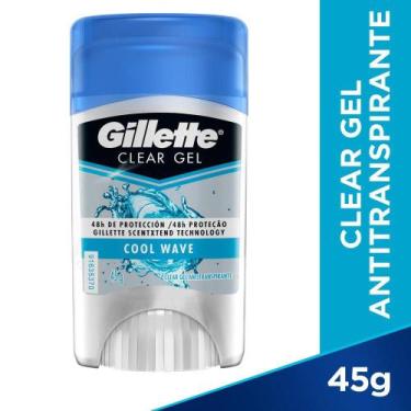 Imagem de Desodorante Gillette Antitranspirante Clear Gel Cool Wave 45g