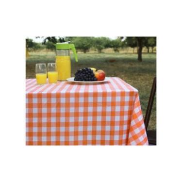 Imagem de Kit Com 10 Toalha De Mesa Oxford Xadrez Italiana 1.40 m x 1.40 m - IÉ 