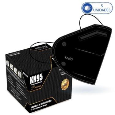 Imagem de Kit 5 Máscaras Descartáveis KN95 Premium WWDoll