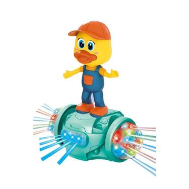 Imagem de Brinca brilha pato 2 - pato com luzes (1 unidade) - Royal Toys