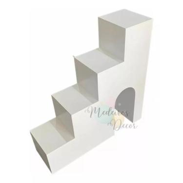 Imagem de Mesa Escada U Festa Mdf Decorado - medeiros decor