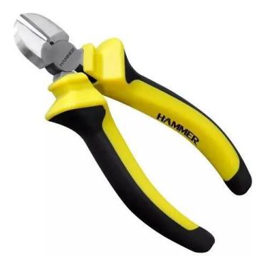 Imagem de Alicate de corte 6" aço cabo pvc emborrachado pro hammer