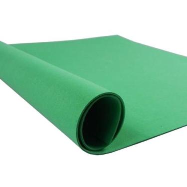 Imagem de Pacote C/ 10 Unidade Folha Eva Verde-Escuro 60x40 Liso P/ Escola - T10