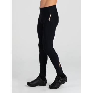 Imagem de Calça Para Ciclismo Masculina Preta Golden Savancini (2030), P