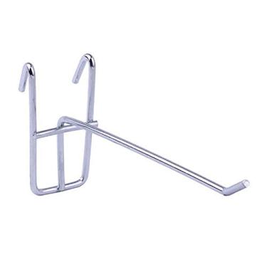 Imagem de 12 ganchos de 10 cm para quadro de 10 cm, suporte de parede de grade de metal, ganchos de exibição para supermercado, garagem, loja de varejo