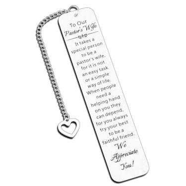 Imagem de Presente de esposa de pastor para mulheres, presentes de agradecimento cristão para oração, marcador de livro, aniversário, dia dos namorados, presente para pastor, esposa, escrituras religiosas,