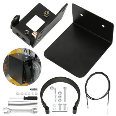 Imagem de CILOYU Kit de faixa de freio de embreagem centrífuga de 10 cm Mini Bike compatível com Predator 212 196cc Tillotson GX140 GX160 GX200 Coleman CT200U CT200U-EX BT200X Baja Warrior Trailmaster MB165