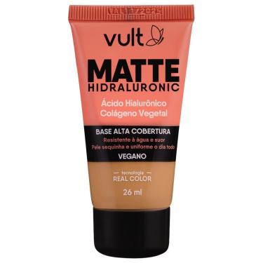 Imagem de Vult Base Alta Cobertura Vegano Matte Hidraluronic V320 26Ml