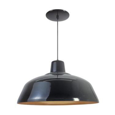 Imagem de Kit 6 Luminária Pendente Retro 34cm Interior Cobre Fiação 110/220v - L