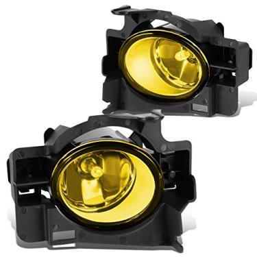 Imagem de DNA Motoring FL-NS10006-AM Par de lâmpadas de farol de neblina de reposição para lente âmbar