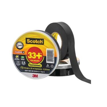 Imagem de Fita isolante 19 mm X 20 m - 33+ Scott - 3M