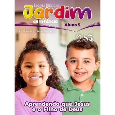 Imagem de Revista Lições Bíblica Jardim de Infância Aluno 1º Trimestre 2025 - CP