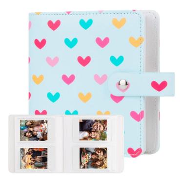 Imagem de Álbum de fotos Rekeen 112 bolsos para Fujifilm Instax Mini Blue