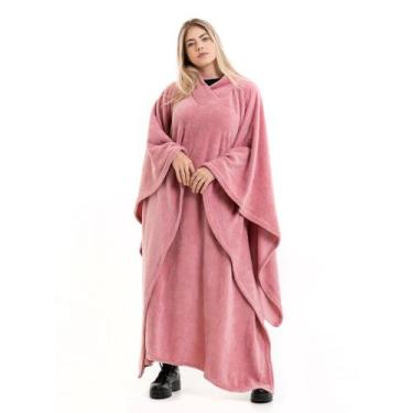 Imagem de Poncho Masculino Feminino Gaúcho Fleece Plush Quente Gola - Gresco, Ro