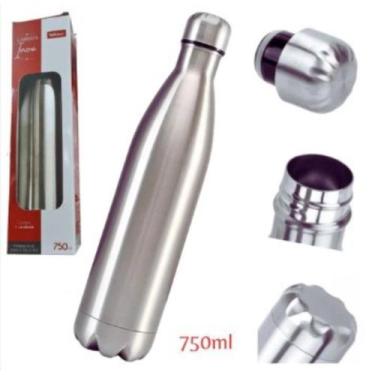 Imagem de Garrafa Aço Inox Squeeze Academia Fitness 750ml - wellmix
