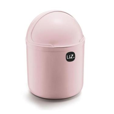 Imagem de Lixeira de Pia 4 Litros Rosa Sólido - UZ