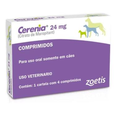 Imagem de Cerenia 24 Mg Com 4 Comprimidos Cães - Zoetis (anti-enjoo)