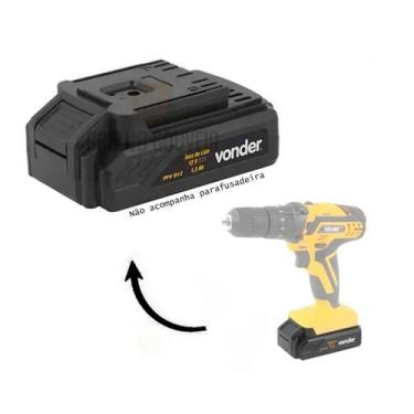 Imagem de Bateria 12v Pfv012 Lítio Parafusadeira Furadeira Vonder