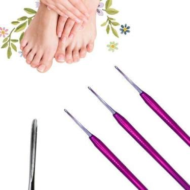 Imagem de Bisturi 206 Goiva Remoção Unha Encravada Podologia Rosa 3 Un - Jon Ind