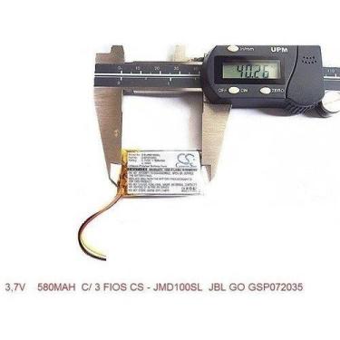 Imagem de 1 Unidade Gsp072035 3,7v Compativel Com  Caixa Som Go - - KMIG