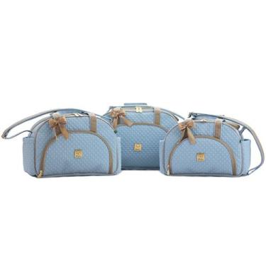Imagem de Conjunto Kit Bolsas Maternidade Bebe Menina Menino Enxoval Miellu - Li