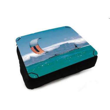 Imagem de Almofada Bandeja para Notebook Laptop Náutico Oceania Praia Mar - Delu