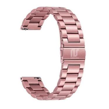 Imagem de Pulseiras premium em aço inoxidável 3 elos Nsmart compatíveis com Amaz