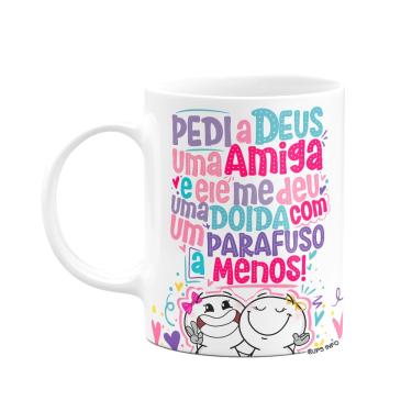 Imagem de Caneca Funny Amizade - Pedi a Deus uma amiga