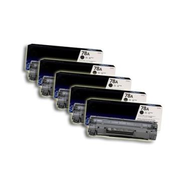Imagem de Cartucho Toner Compatível Ce278a Impressora P1567 Kit 5 - Várias