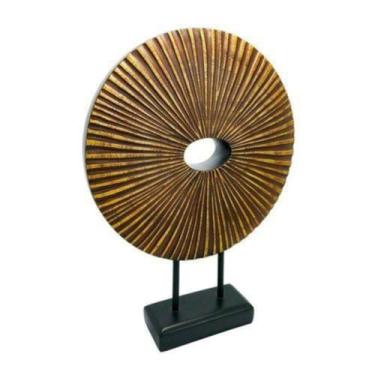Imagem de Escultura Decorativa Caracol na Base Alto Padrão Luxo - LUXdécor