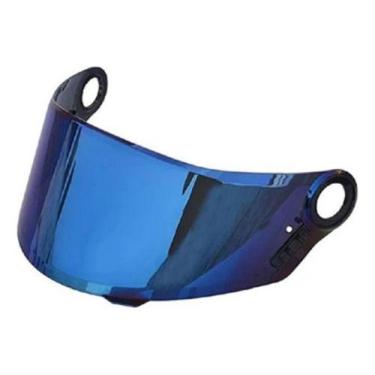 Imagem de Viseira Capacete LS2 FF358 OU FW3 GT Iridium Espelhada, AZUL