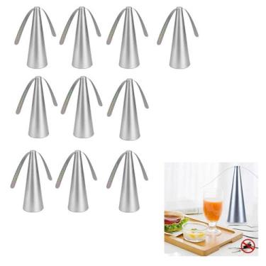 Imagem de Repelente Ventilador Kit 10 Unidades  Afasta Mosquito Mosca Inseto Jar