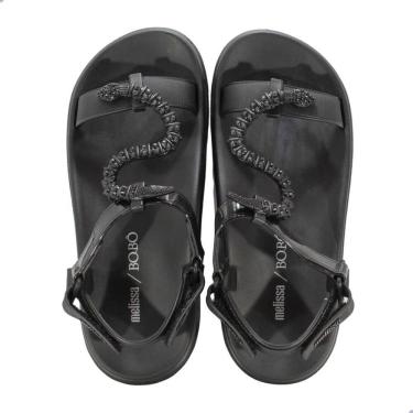 Imagem de Sandália Feminina Melissa Papete + Bo.Bô Adulto Preto