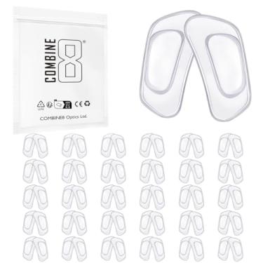 Imagem de Combine8 Almofadas de nariz para óculos, 30 pares de almofadas de nariz de silicone macio transparente para Costa South Point/Flagler/Ponce/Wader; para Oakley Cartridge/Spindle/Latch