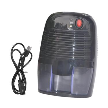 Imagem de Bothyi Desumidificador elétrico purificador de ar para casa 10W conveniente com tanque de água de 17 oz presentes entrada DC 5V acessórios silenciosos, Preto