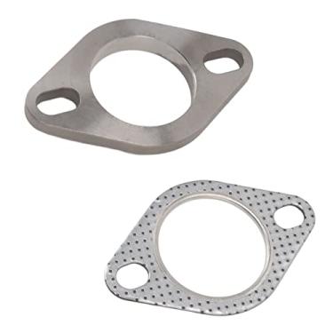 Imagem de KIT DE CONEXÃO DE FLANGE DE ESCAPE DE AÇO INOXIDÁVEL 2 PARAFUSOS 2 POL PARA DOWNPIPE CATBACK HEADERS RESISTENTE DE