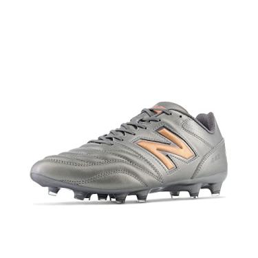 Imagem de New Balance Tênis de futebol masculino 442 V2 Team FG, Prata/grafite/cobre, 38